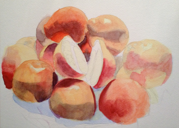 Orange Watercolour Process1